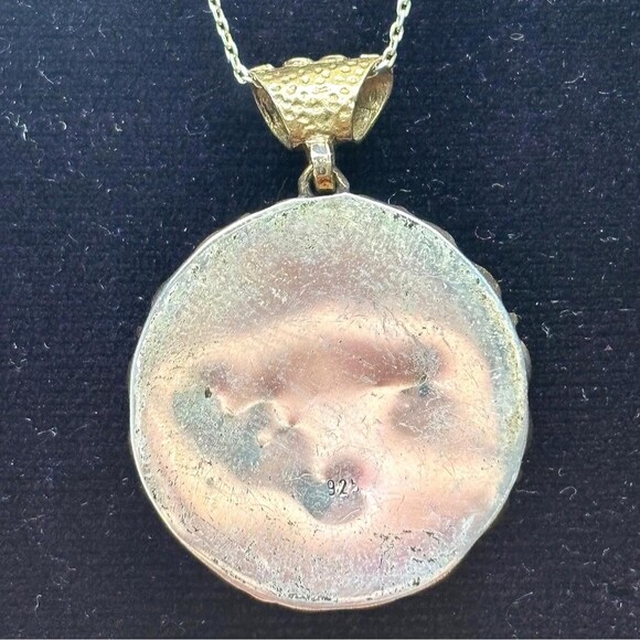 925 Sterling Silver Turkish Vintage Necklace for Women, NEW, Antique - Picture 4 of 6